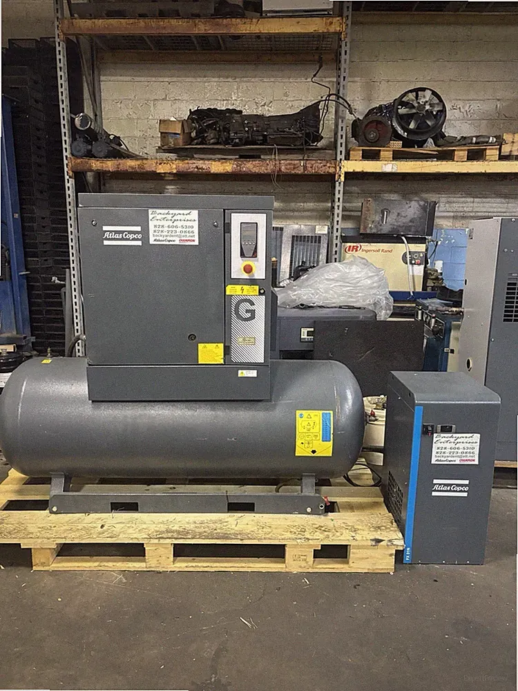 20 Hp Atlas Copco Rotary Screw Air Compressor
