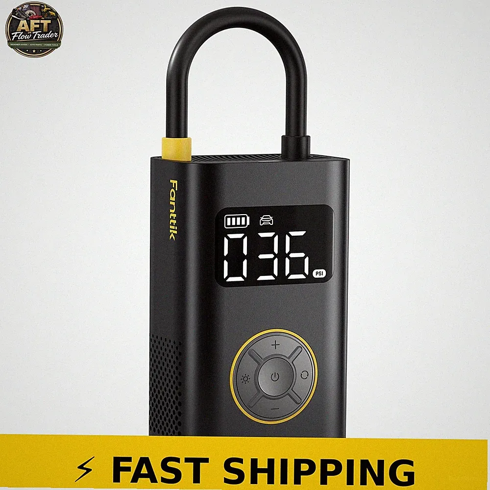 Fanttik X9 Pro Tire Inflator, 150PSI Air Compressor for Car & Bike