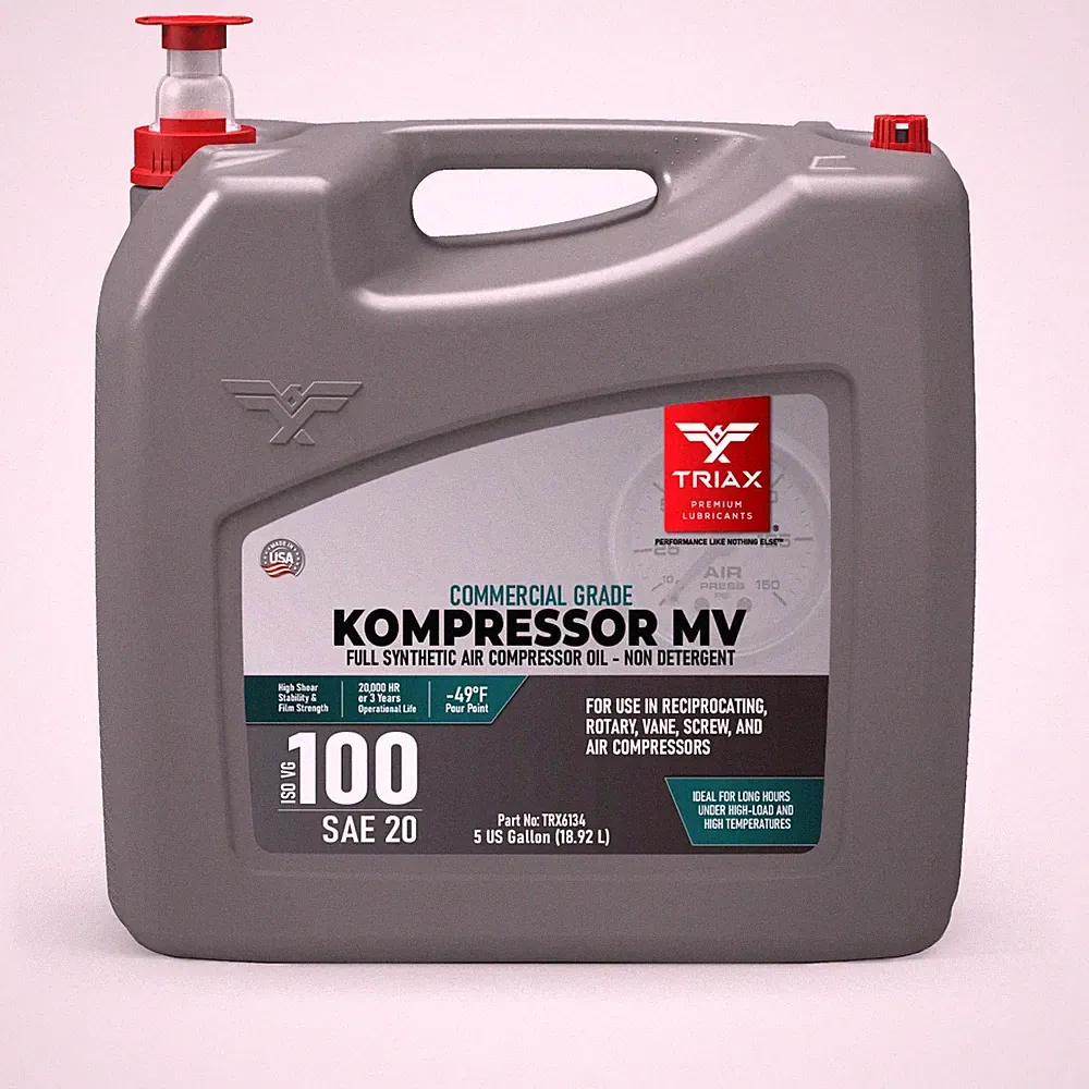 TRIAX Kompressor MV 100 (SAE 30) Full Synthetic Air Compressor Oil (5 Gallon)