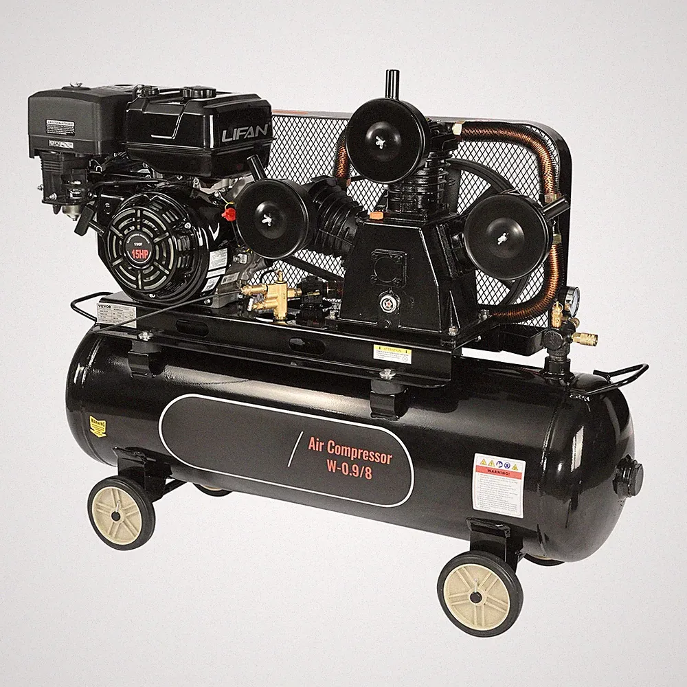 Uimoso 30 Gallon Gas Powered Air Compressor 15HP 33CFM@115PSI 115PSI Pressure