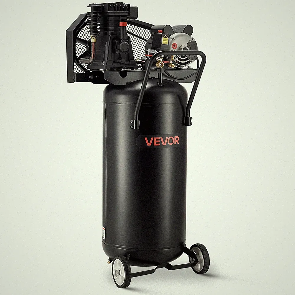 VEVOR 30-Gallon Air Compressor 2HP 5.3 SCFM at 90PSI Max 125PSI Oil-Lubricated